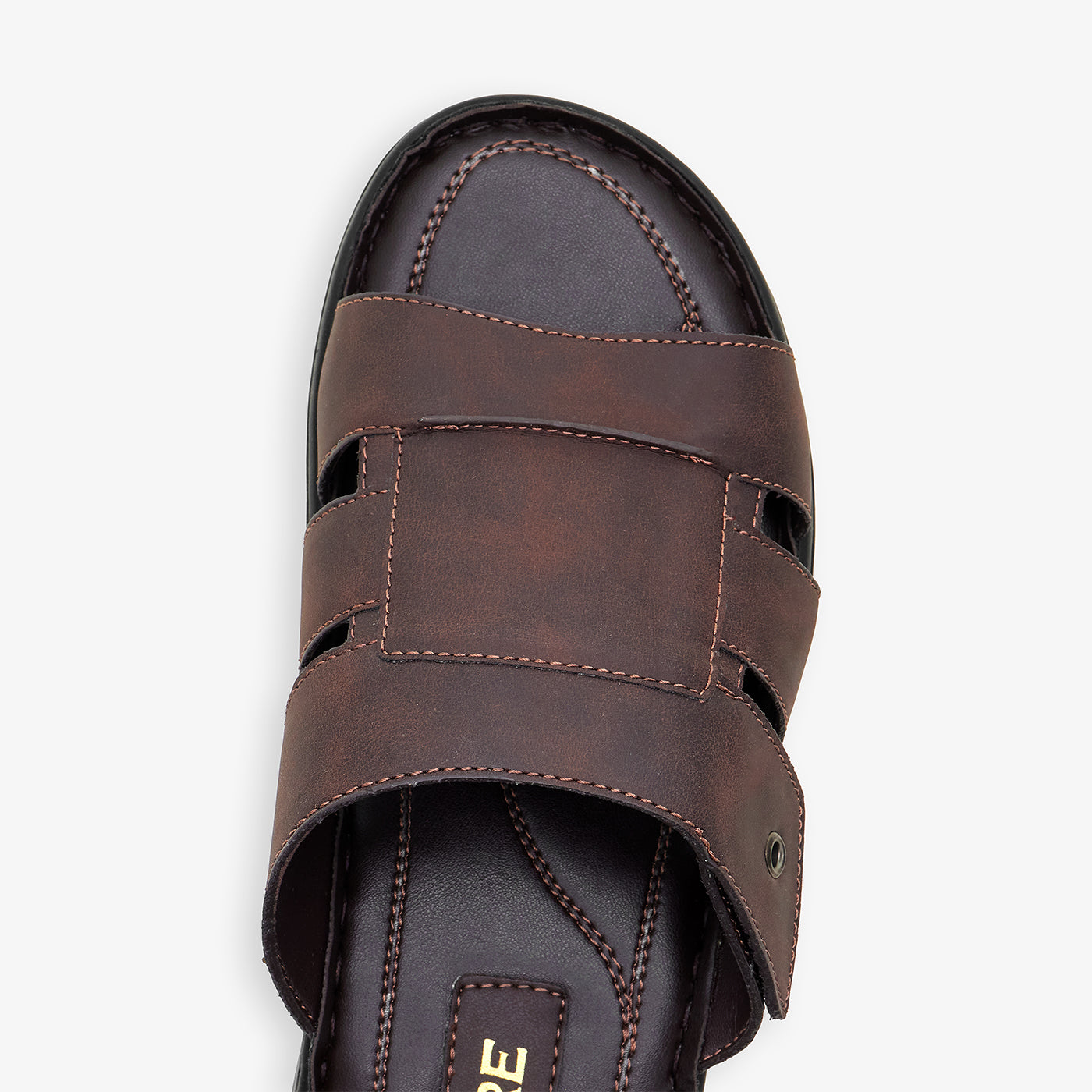 black chappal for men
