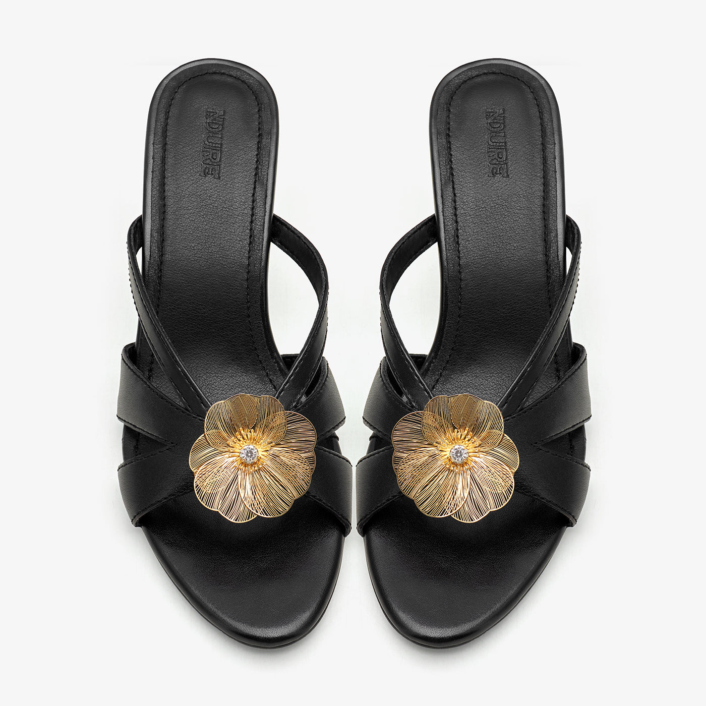 Women's Heel with Flower Detail