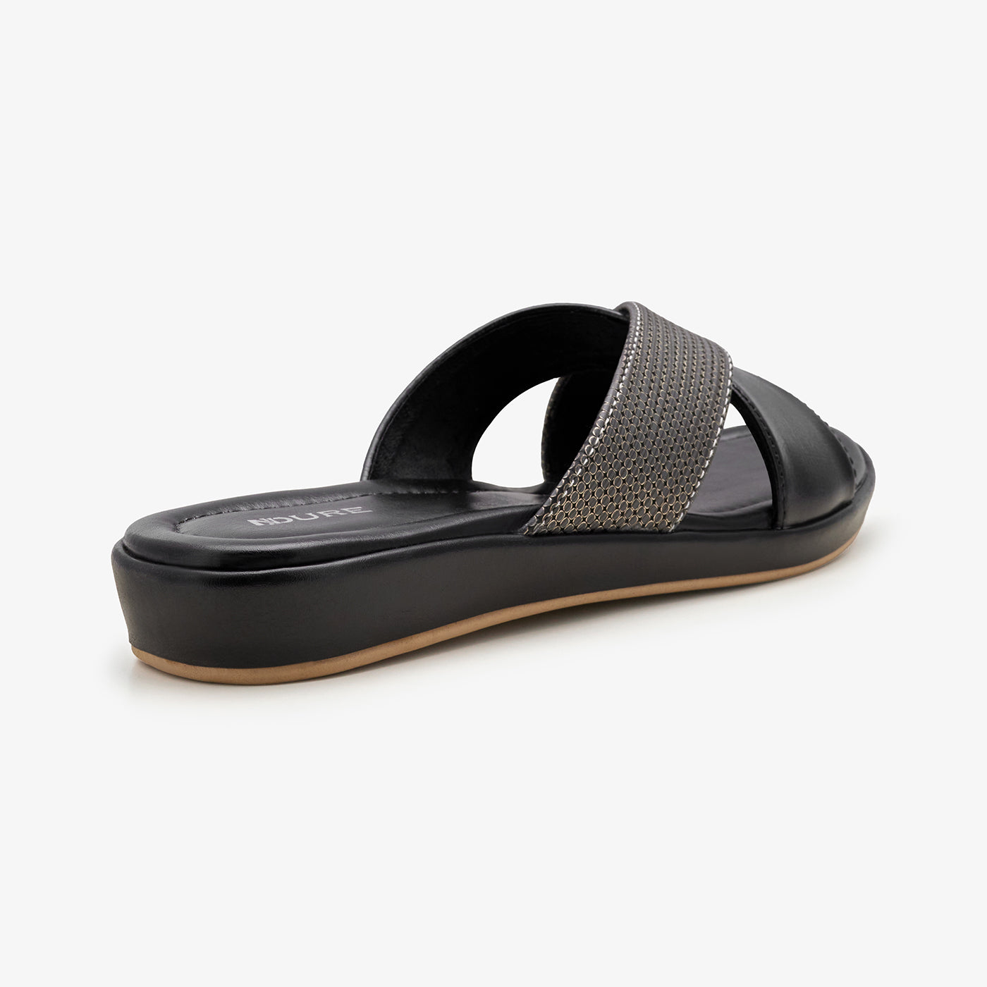 Women's Cross Strap Slides