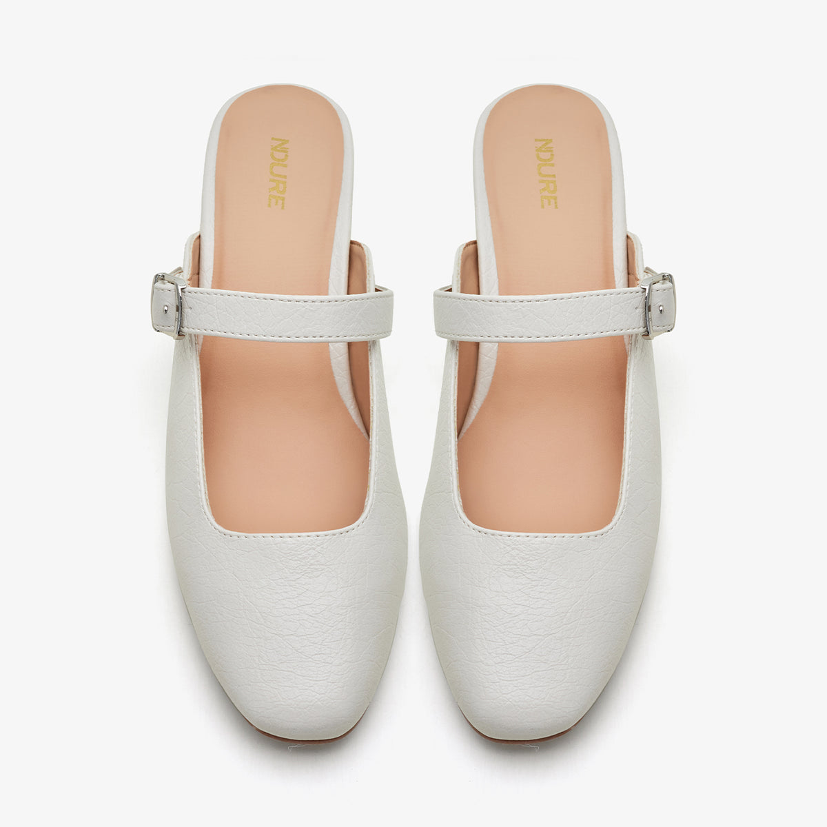 Women's Buckle Strap Mule Heels