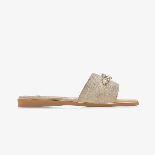 Women's Embellished Slides