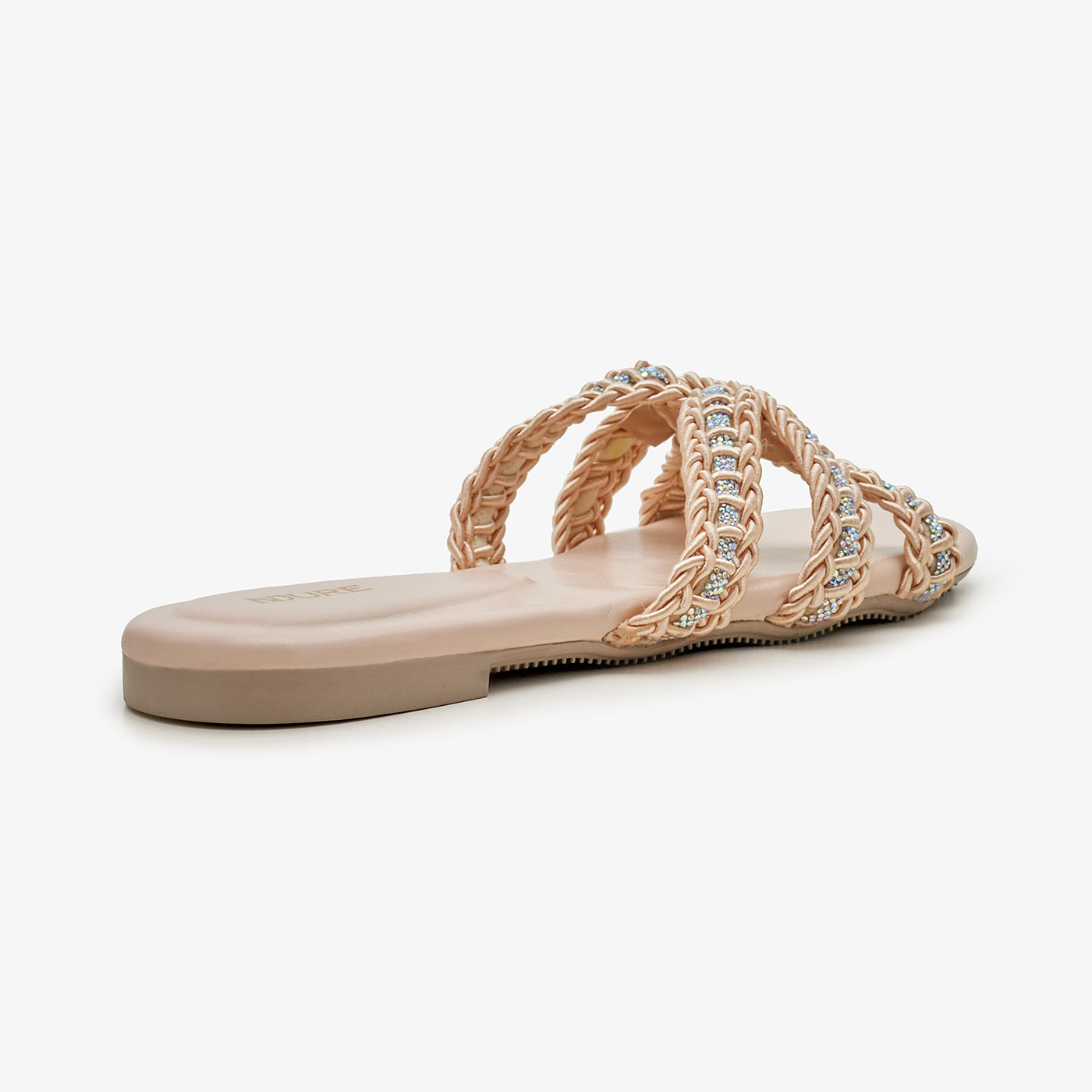 Women's Casual Braided Strap Slides