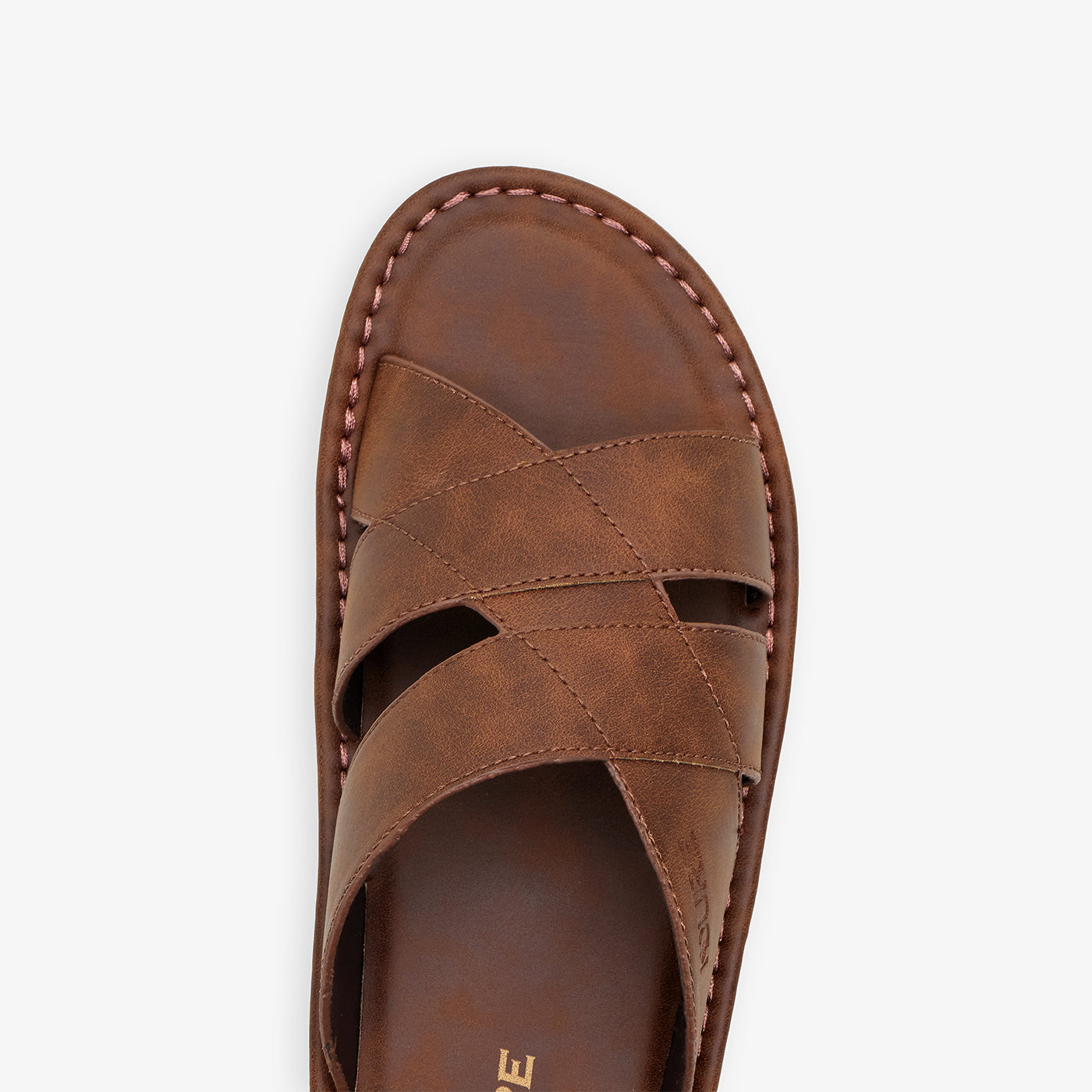 Men's Crossed Strap Slides