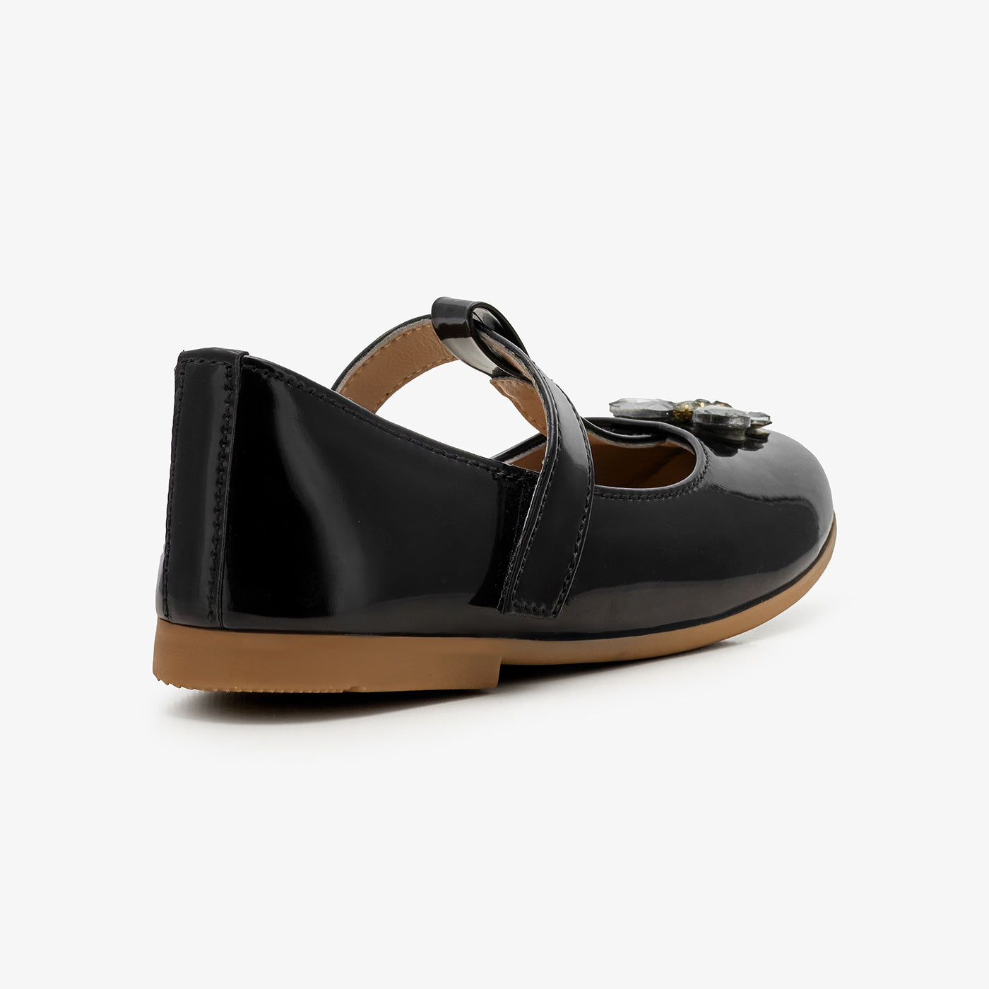 Girls' Metallic Mary Janes