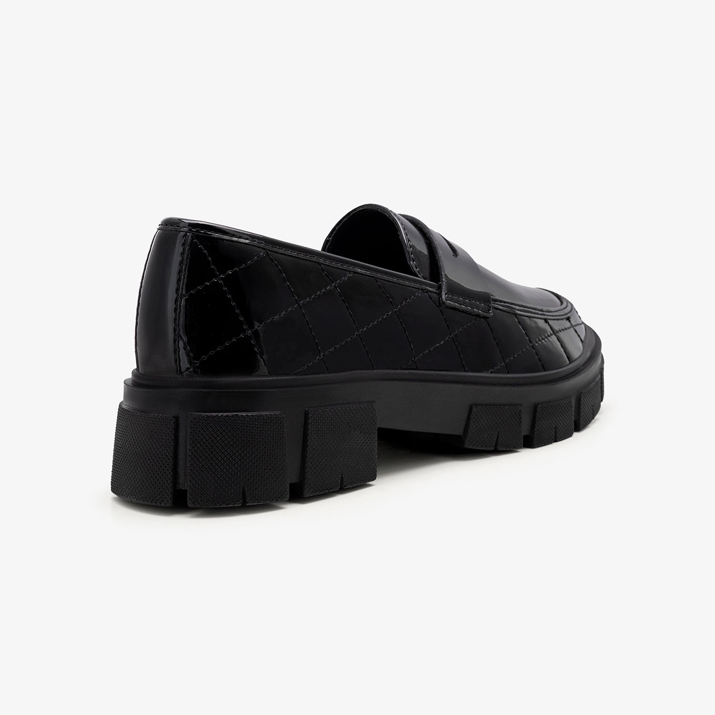 Girls’ Quilted School Shoes