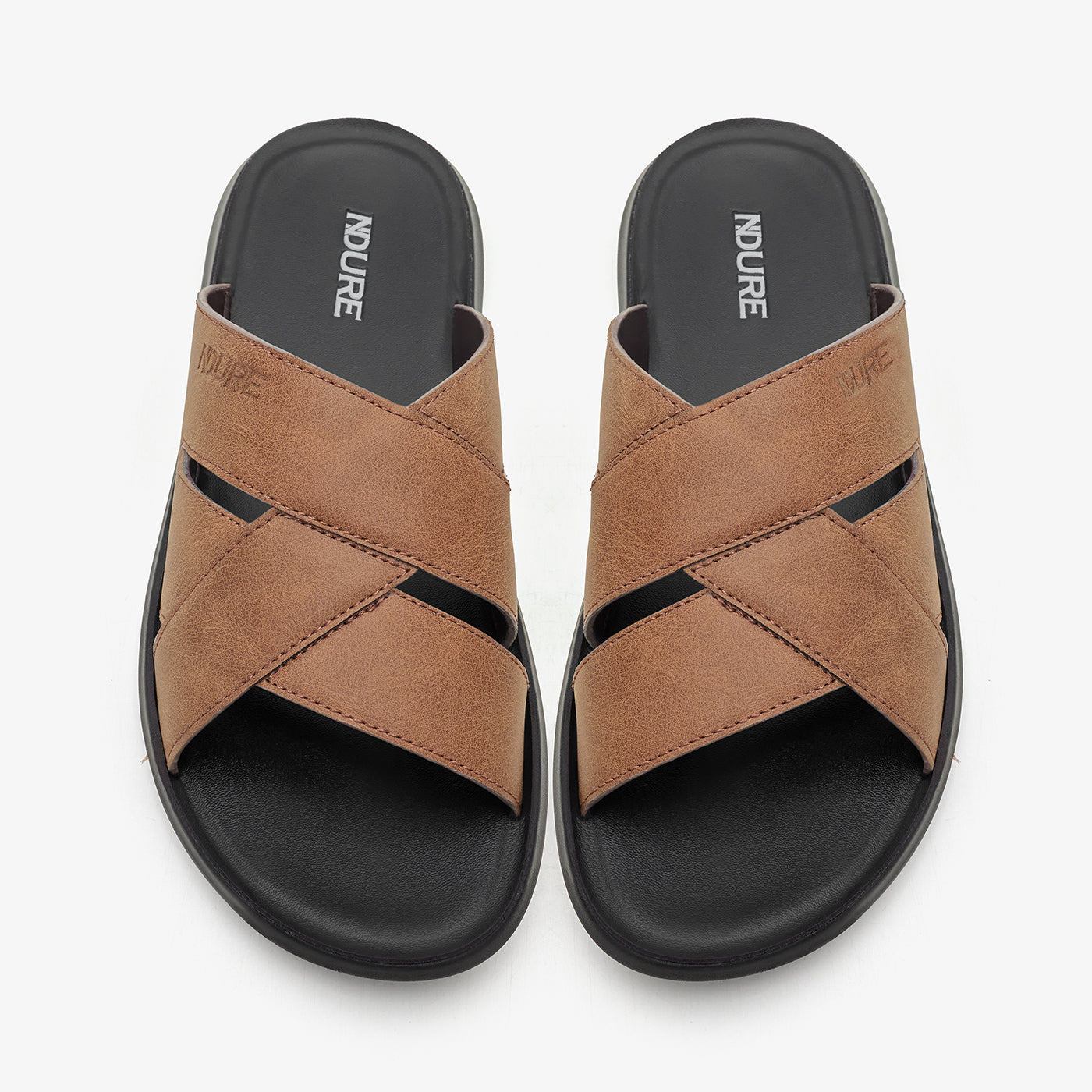 Men's Criss-Cross Slides