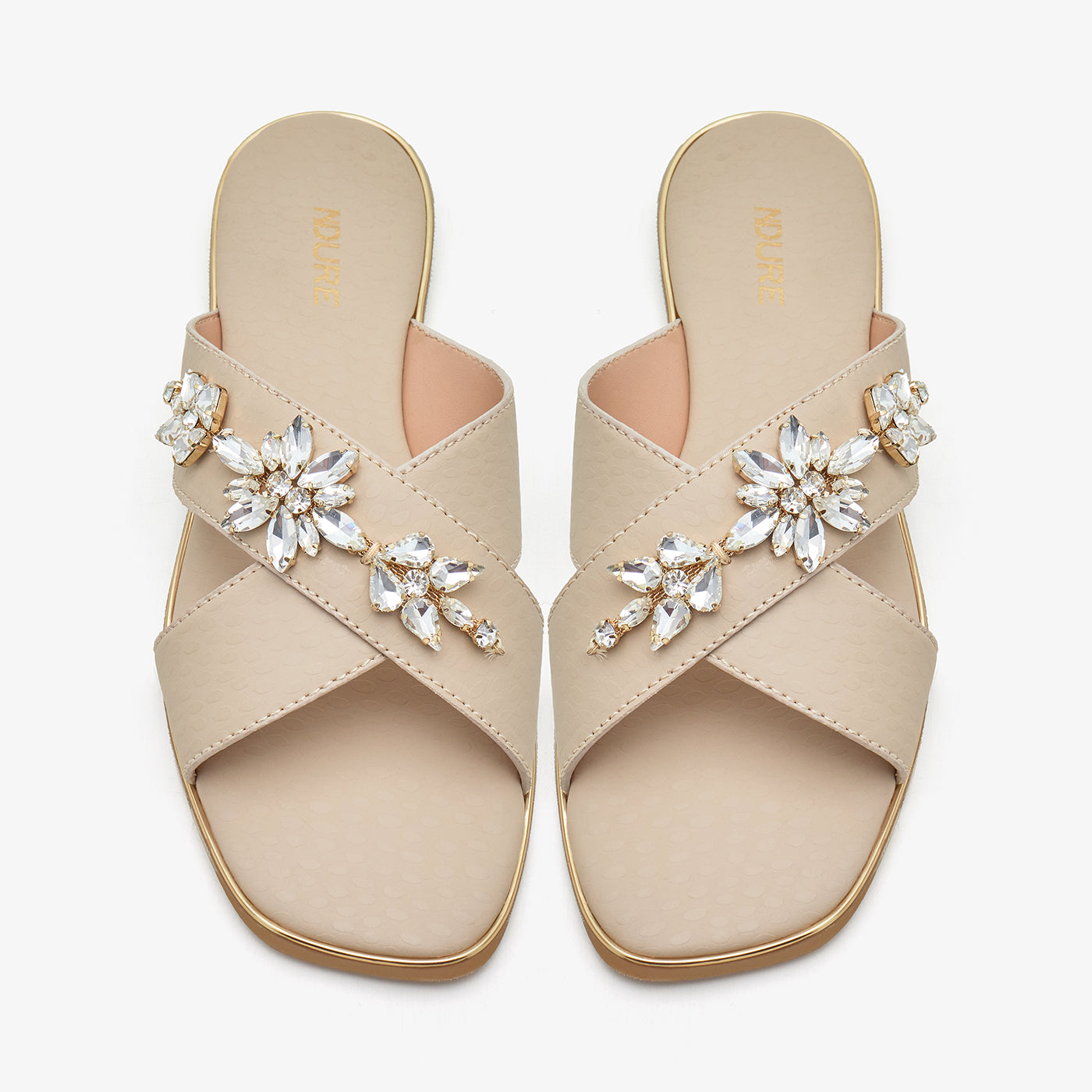 Women's Embellished Slides