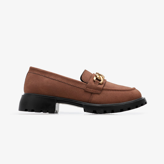 Women's Chunky Suede Loafers