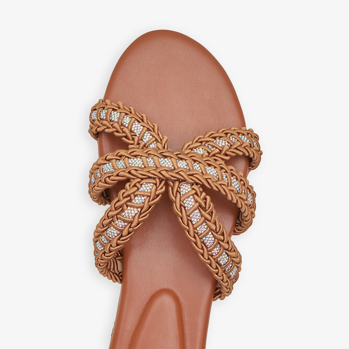 Women's Casual Braided Strap Slides
