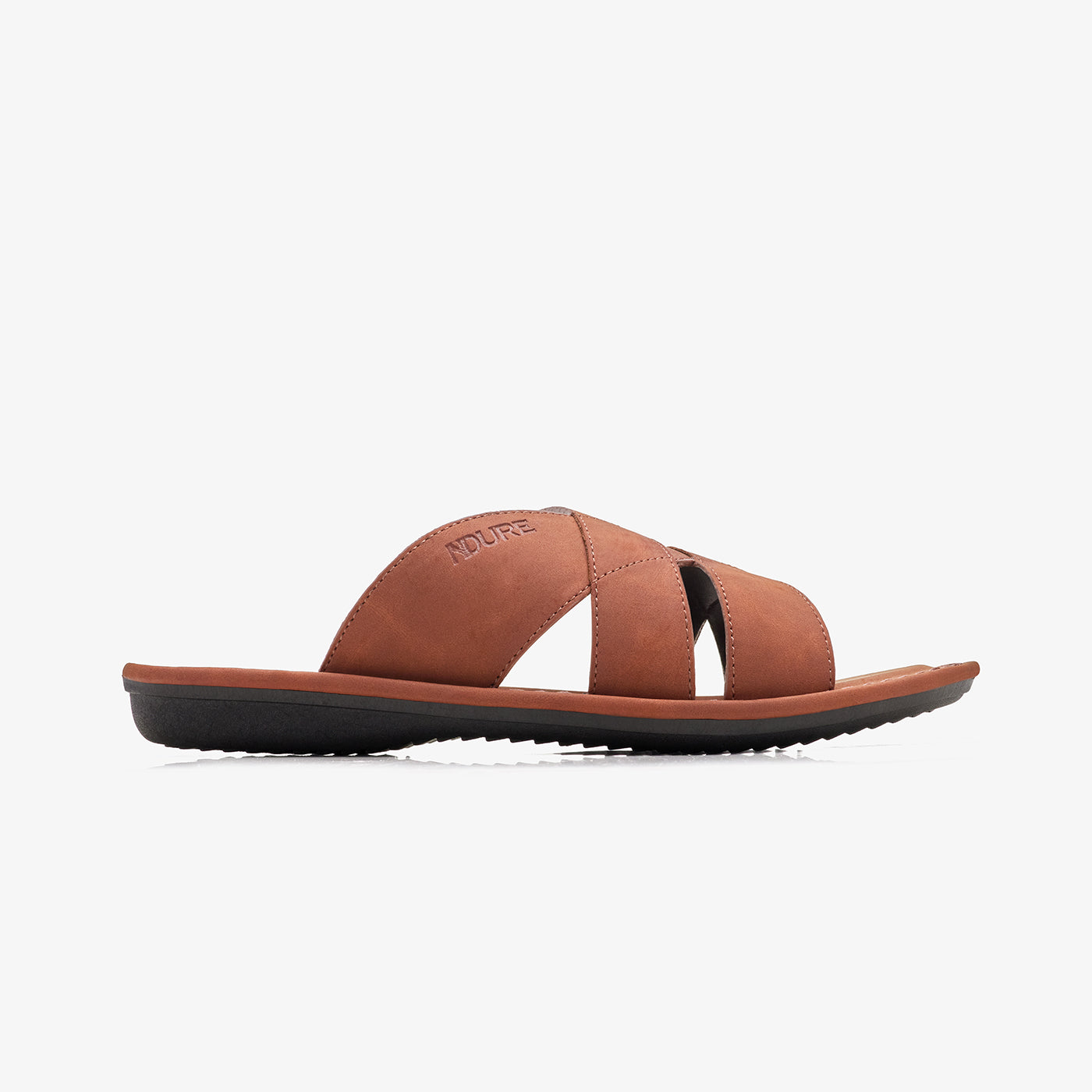 Men's Crossed Strap Slides