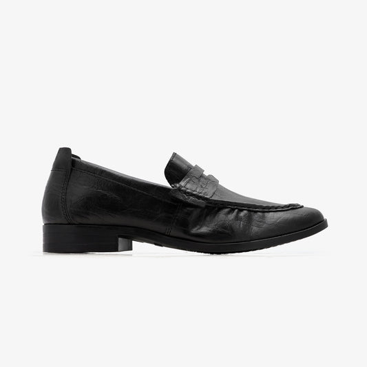 Men’s Textured Penny Loafers