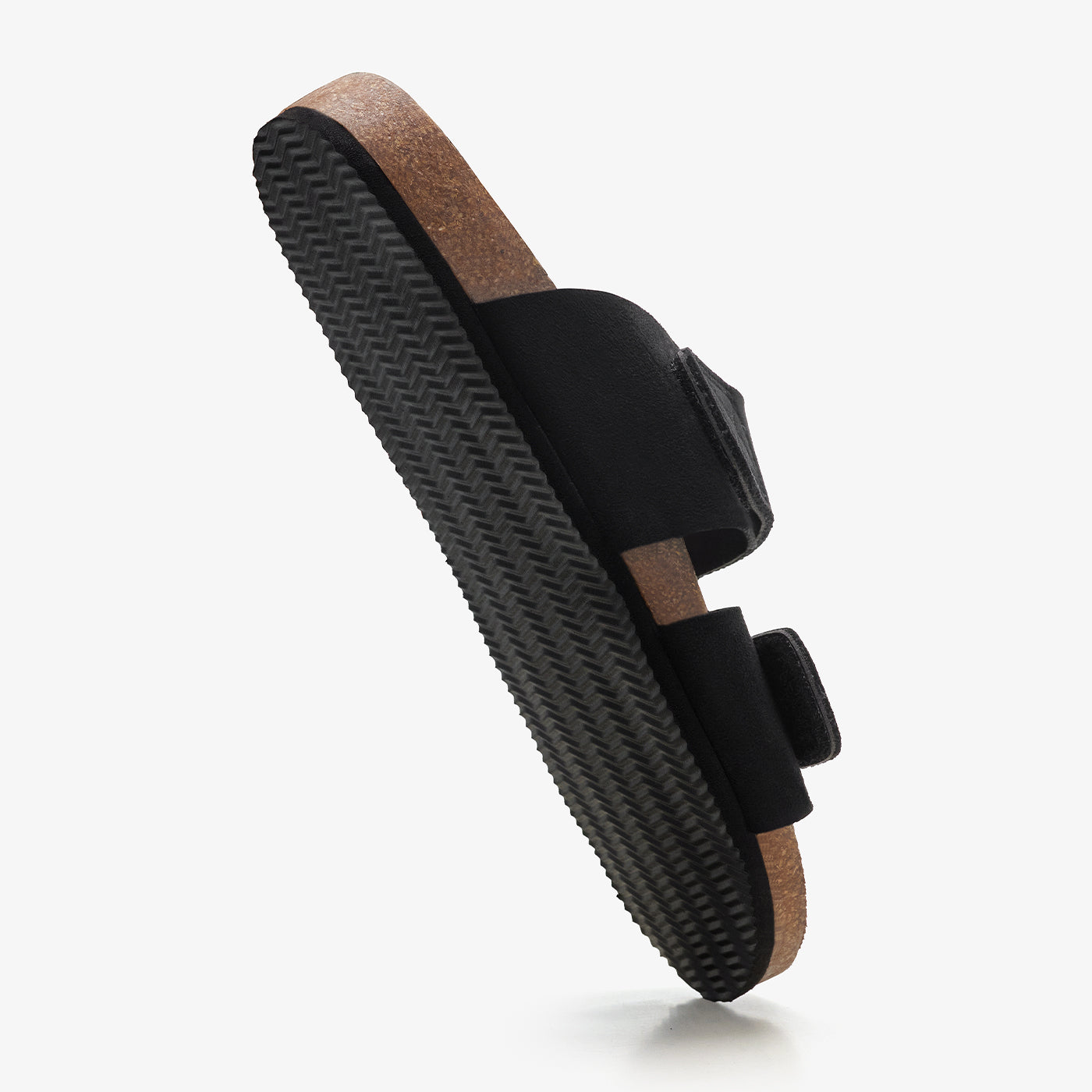 Men's Double-Strap Suede Slides