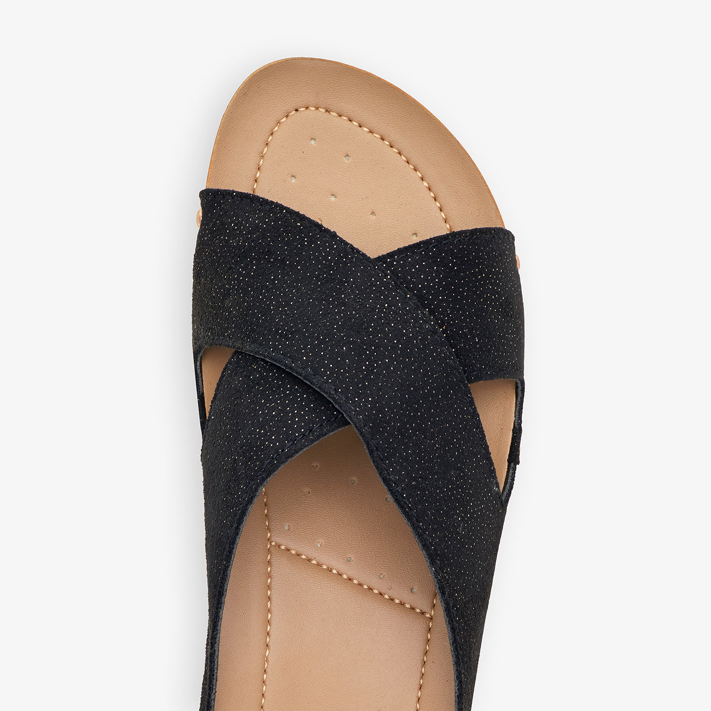 WOMEN’s CROSS-STRAP SLIDES