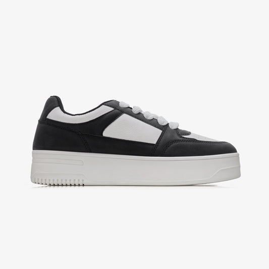 Women’s Contrast Panel Platform Sneakers