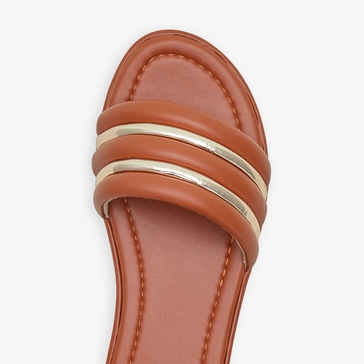 Women’s Tan Casual Strap Slides