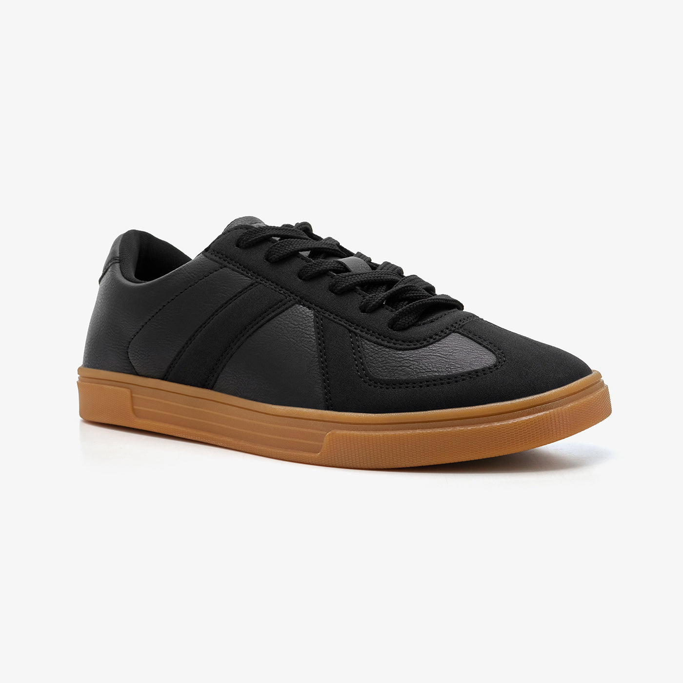 Men’s Panelled Lace-Up Sneakers