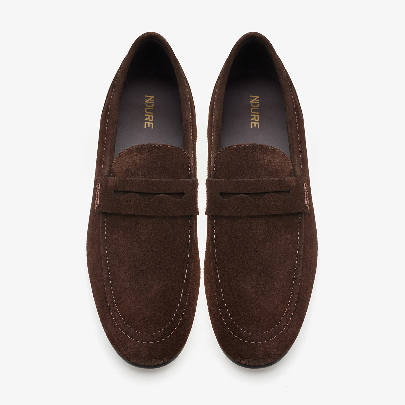 Men’s Suede Penny Loafers