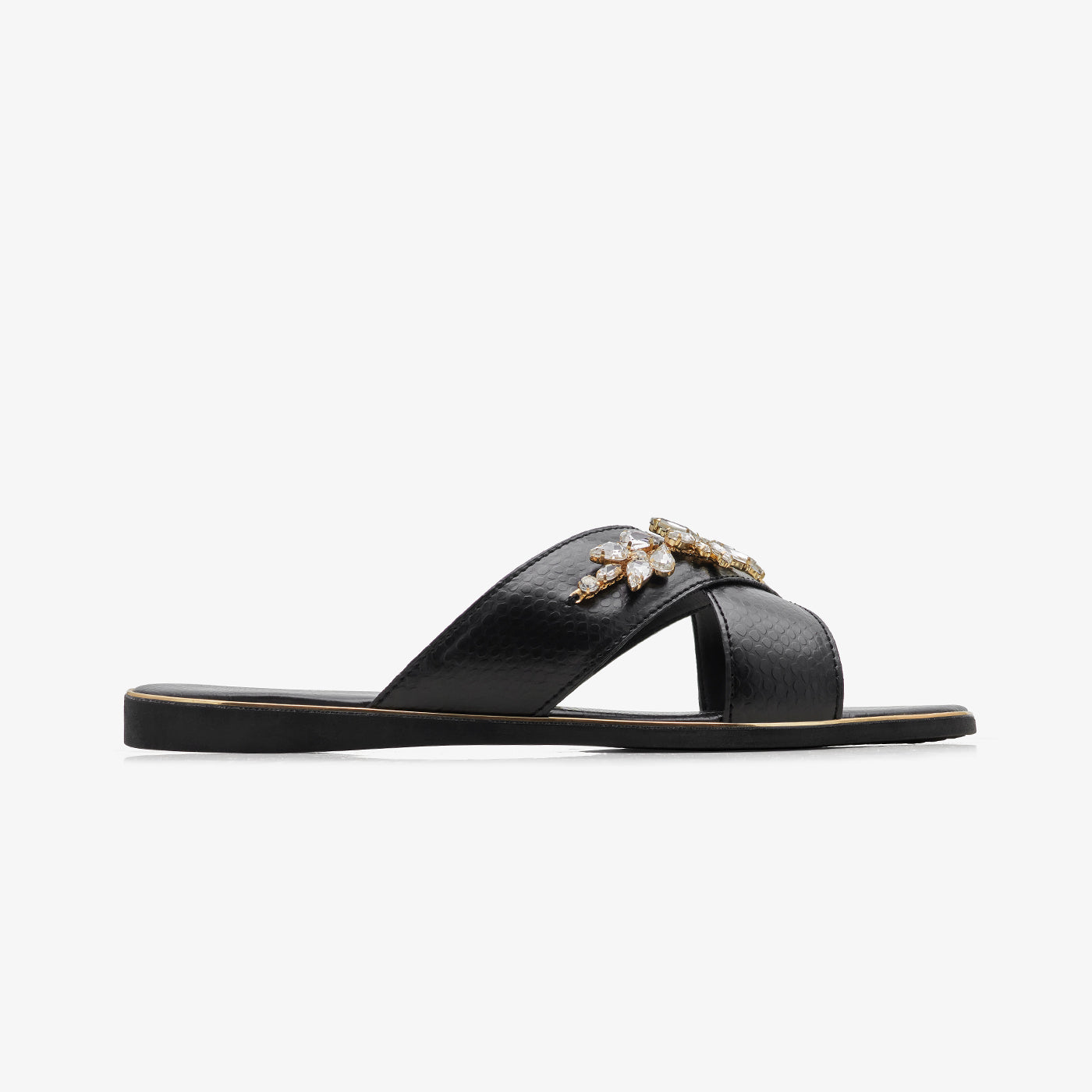 Women's Embellished Slides