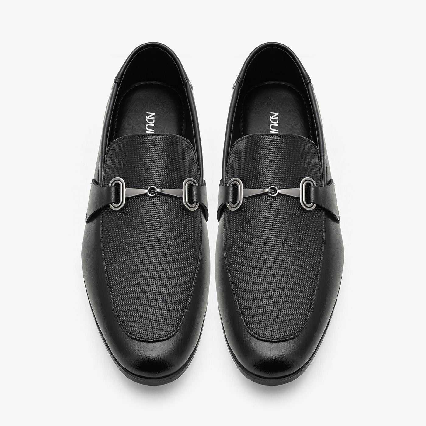 Men's Dress Loafers with Metal Details