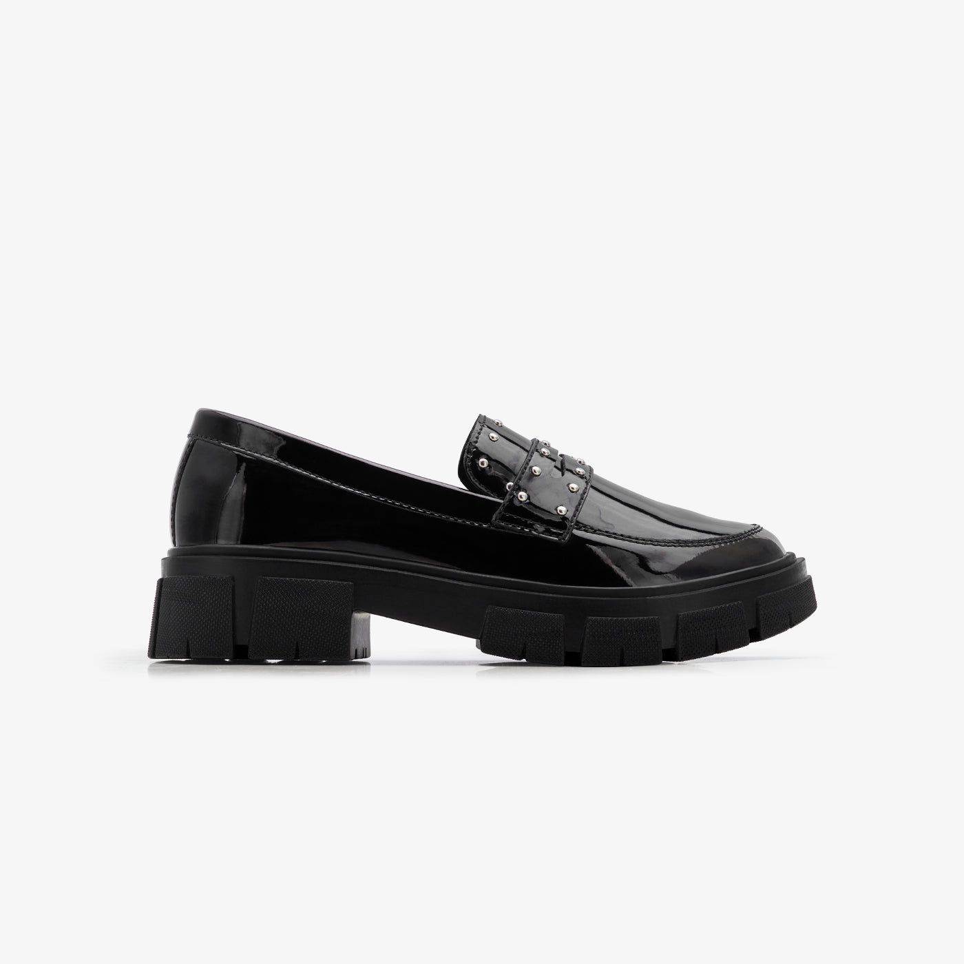 Girls’ Patent Chunky Loafers