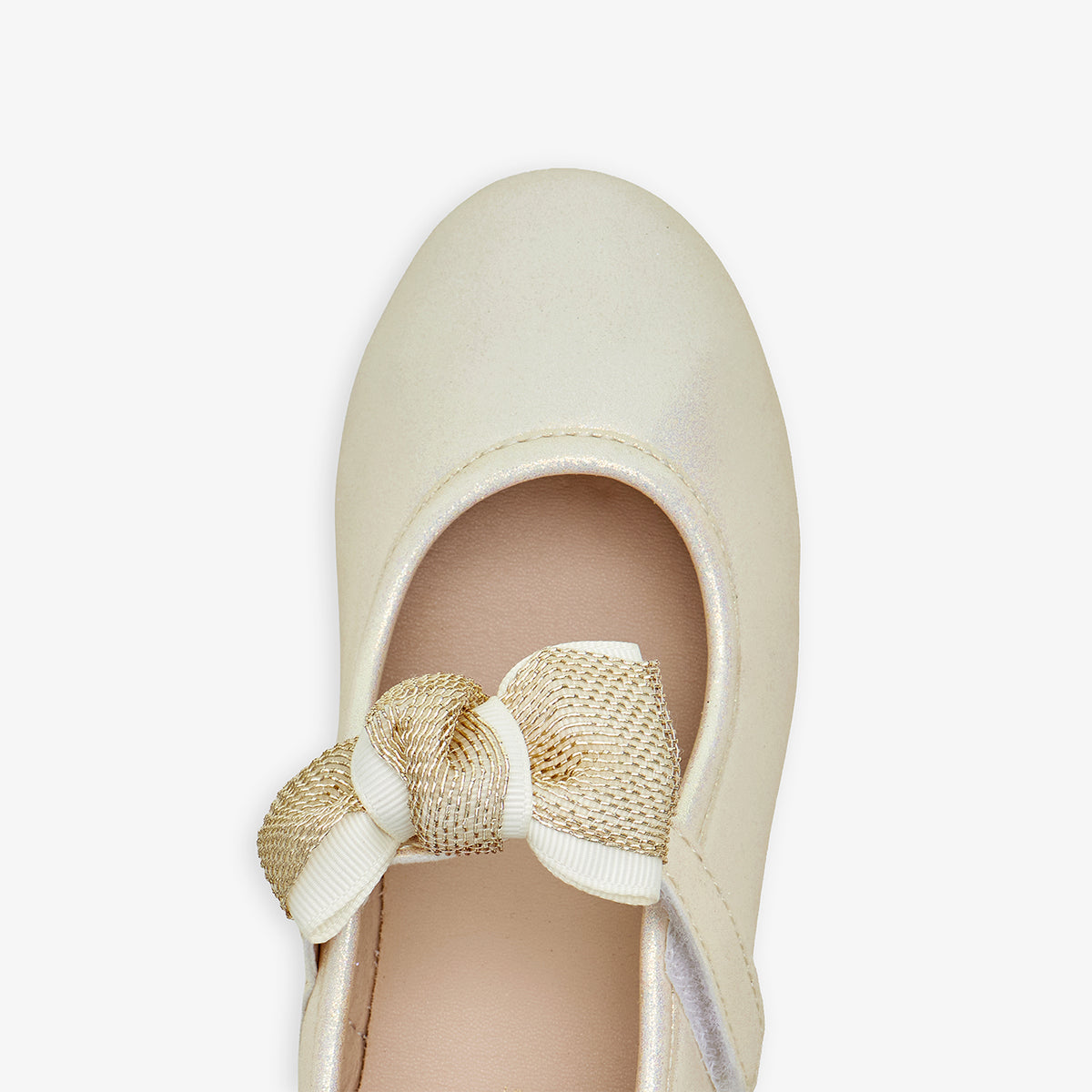 Girls' Metallic Ballet Pumps