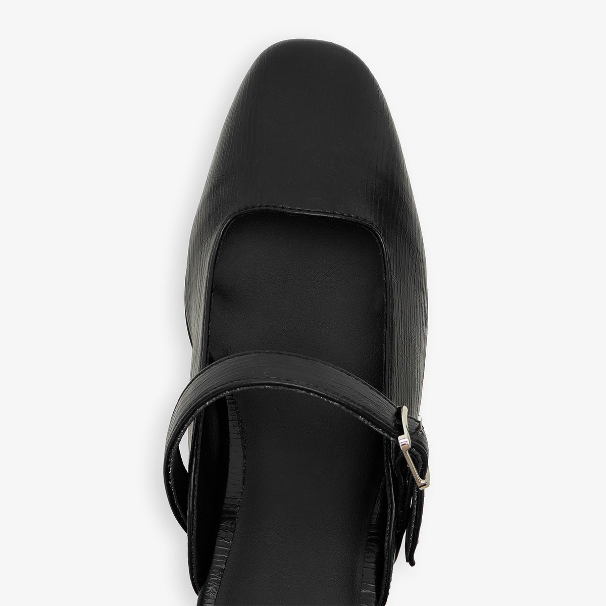 Women's Buckle Strap Mule Heels