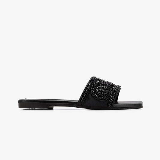 Women's Beaded Slides