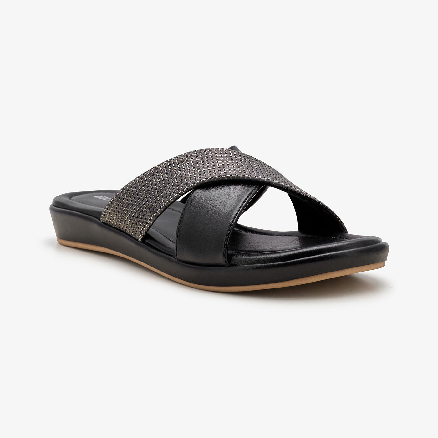 Women's Cross Strap Slides