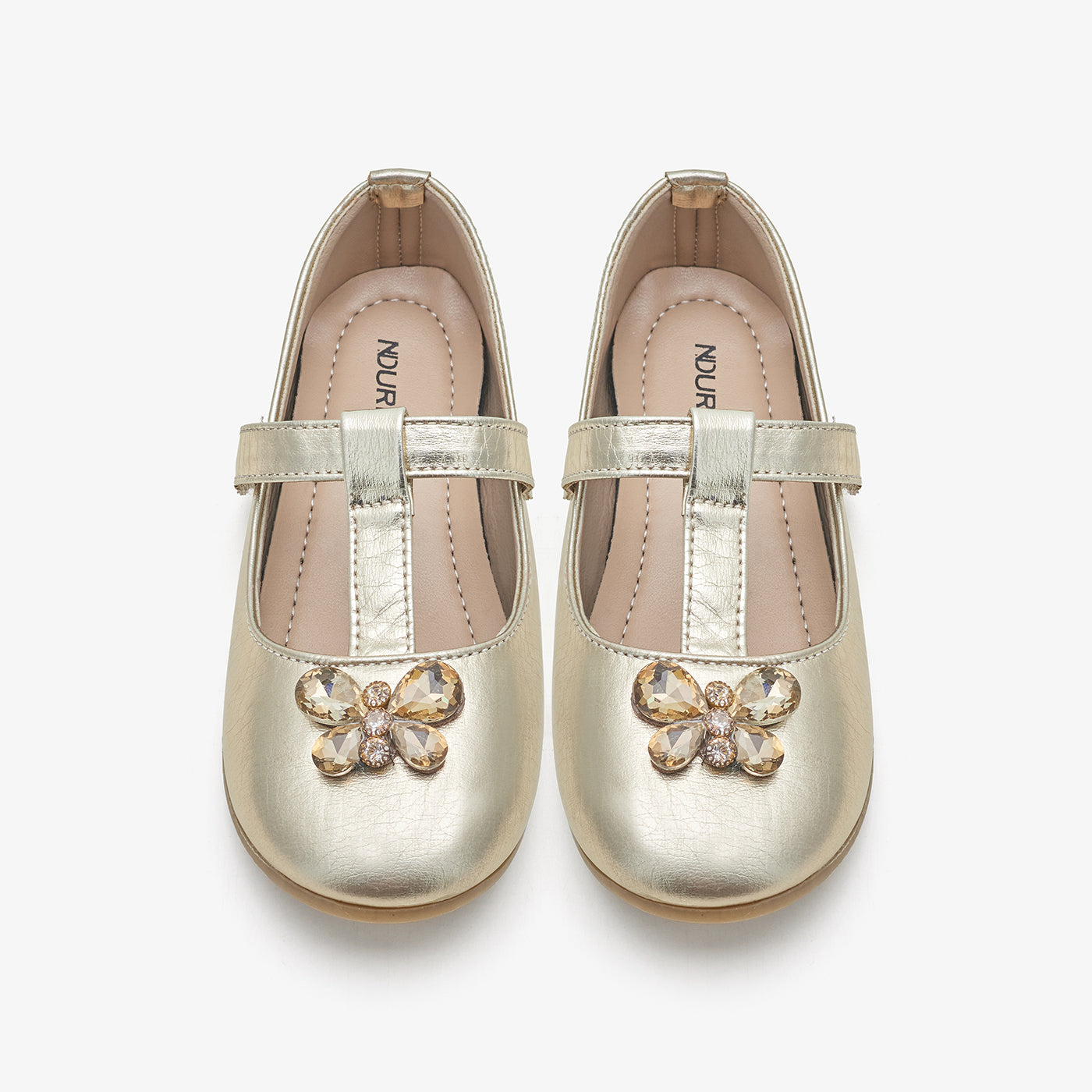 Girls' Metallic Mary Janes