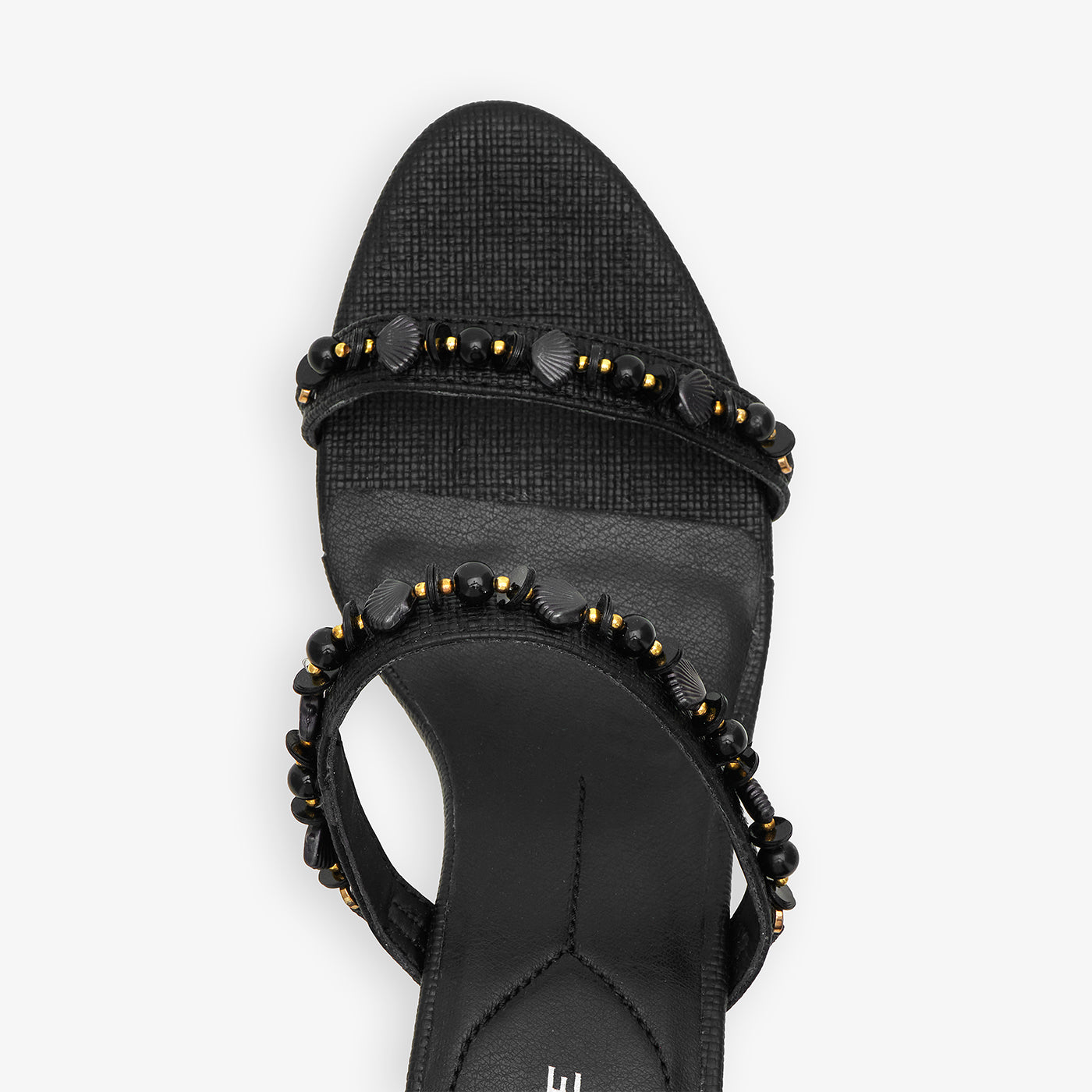 Women's Embellished Square Toe Heels