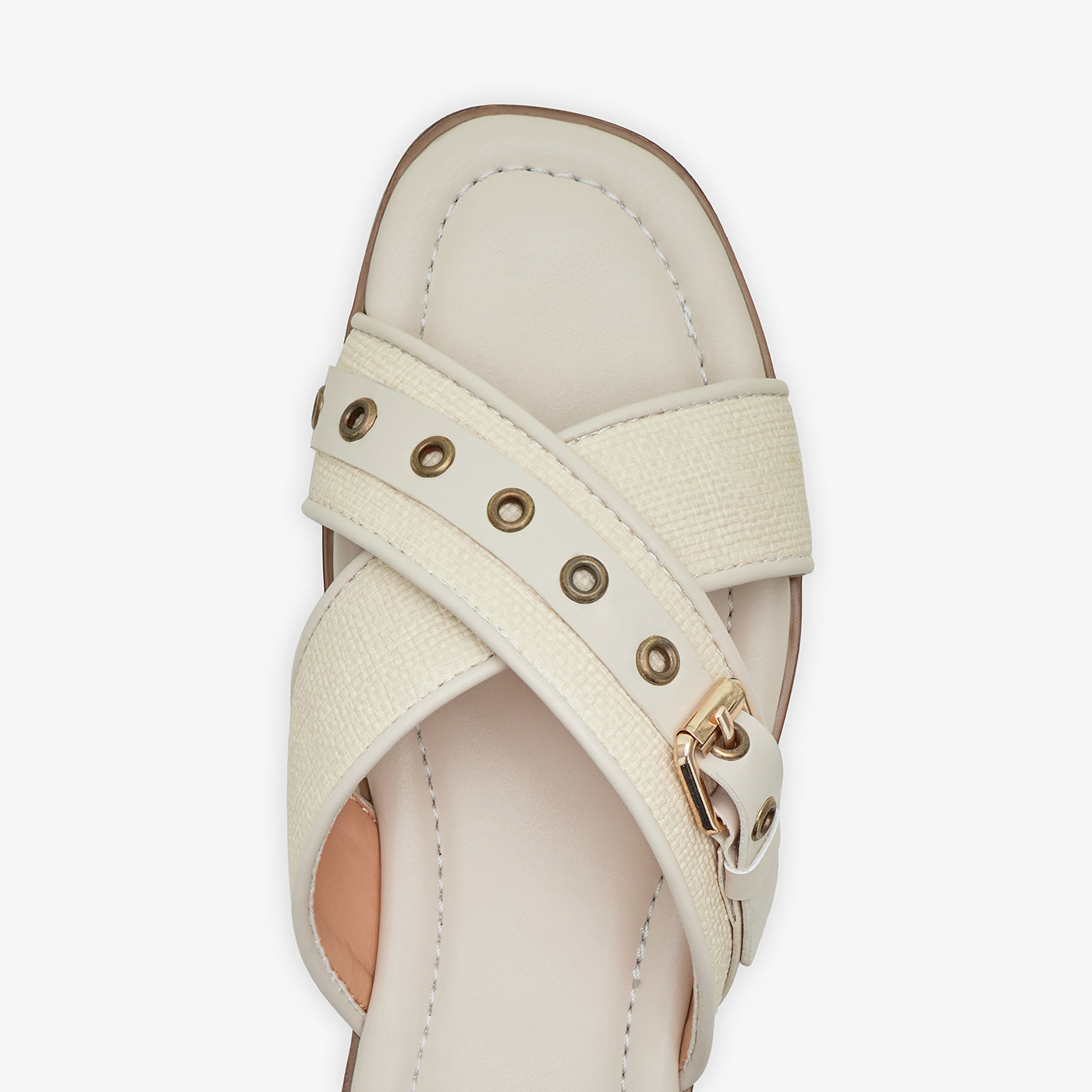 Women’s Fawn Cross Strap Slides
