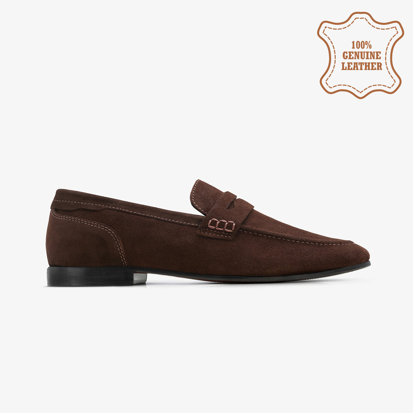 Men’s Suede Penny Loafers