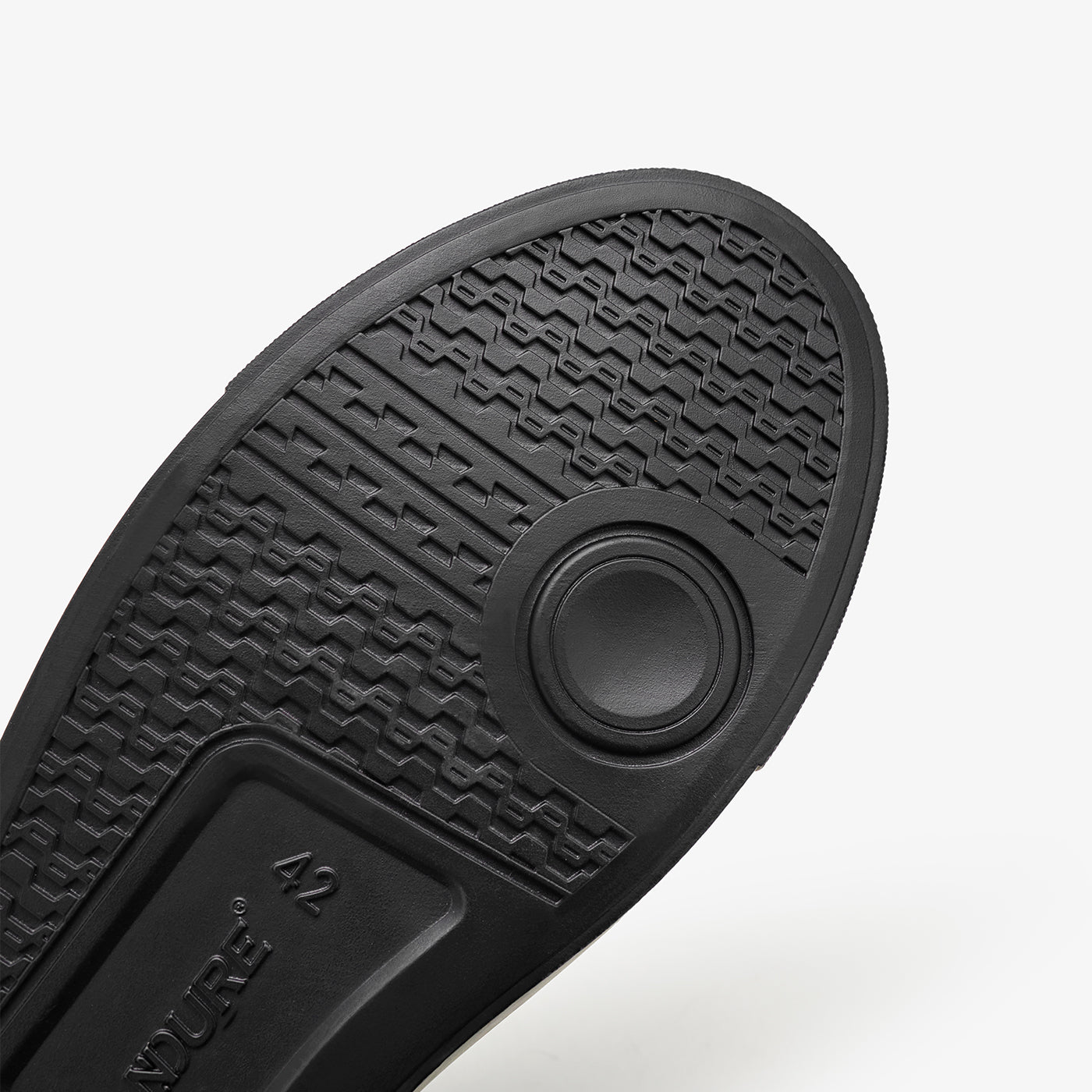 NDURE X HR – Men’s Tonal Black Sneaker with Contrast Heel – Limited Edition