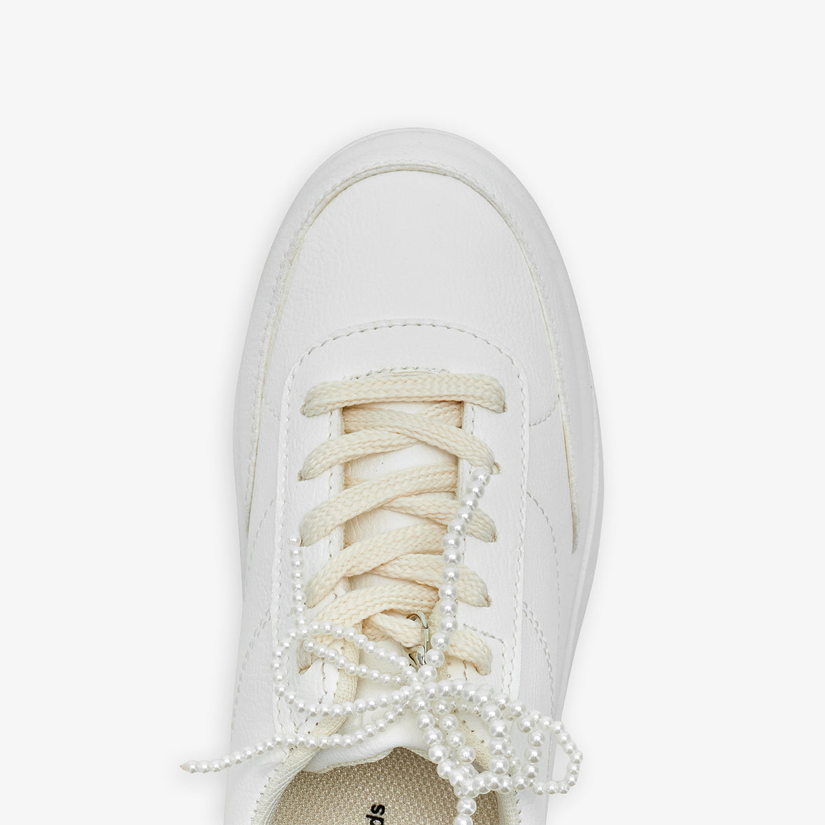 Girls’ Pearl Lace Sneakers