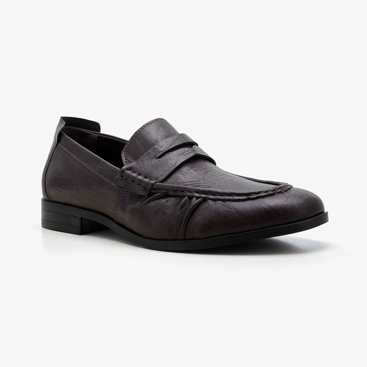Men’s Textured Penny Loafers