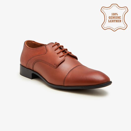 Men's Stitched Leather Oxford