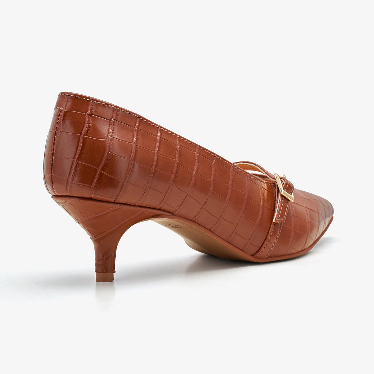 Women’s Buckle Strap Kitten Heels