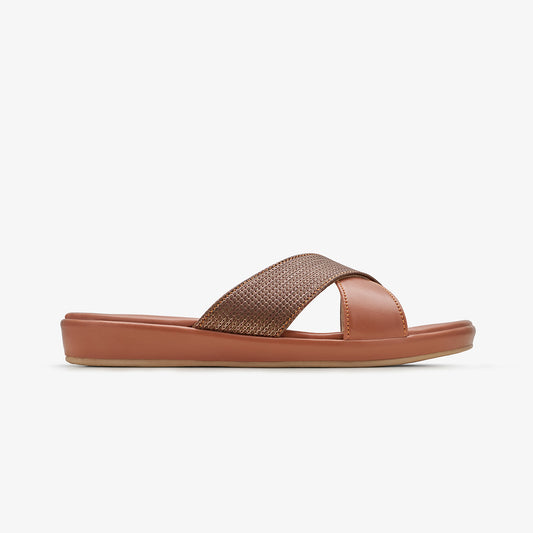 Women's Cross Strap Slides
