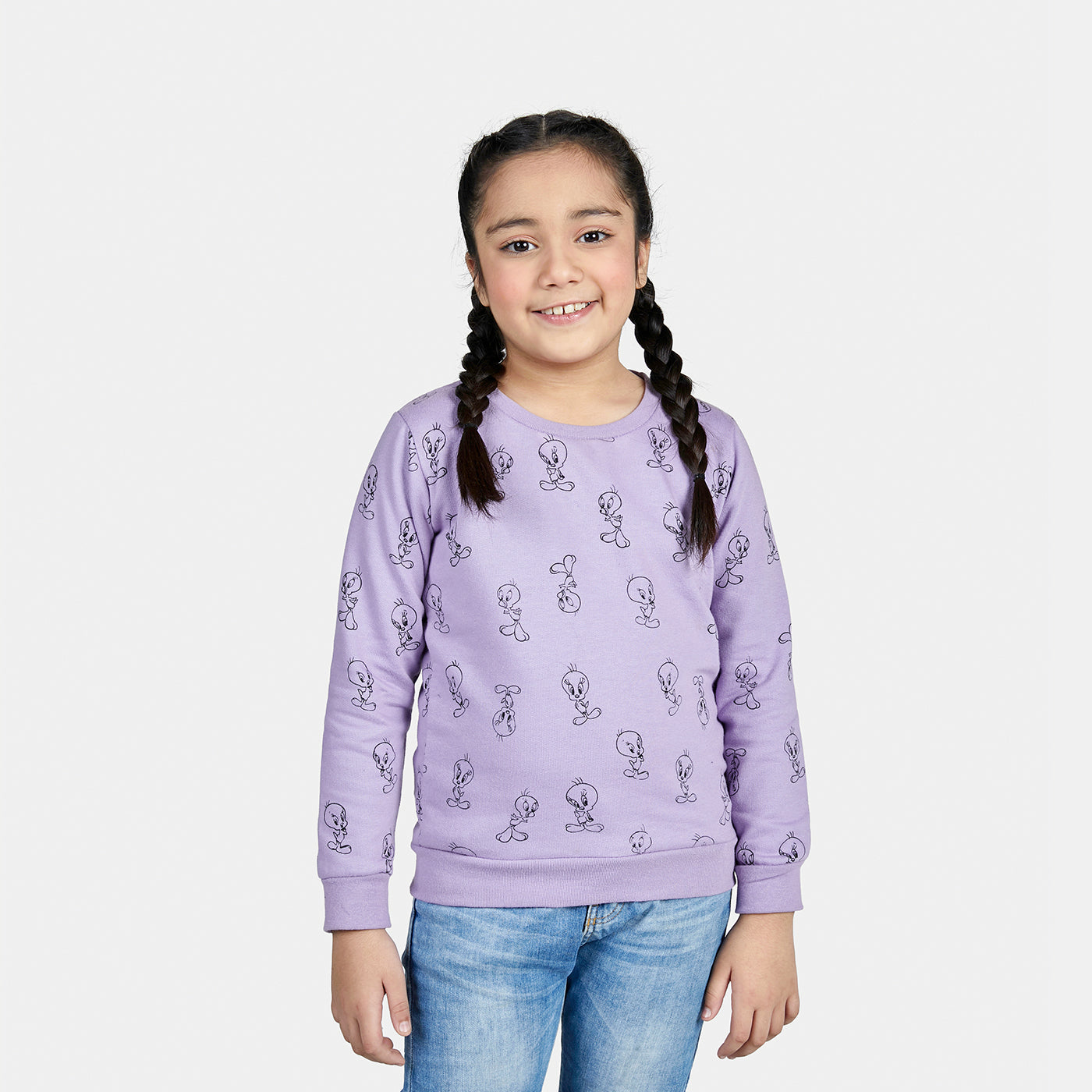 Girls' Tweety Fleece Sweatshirt