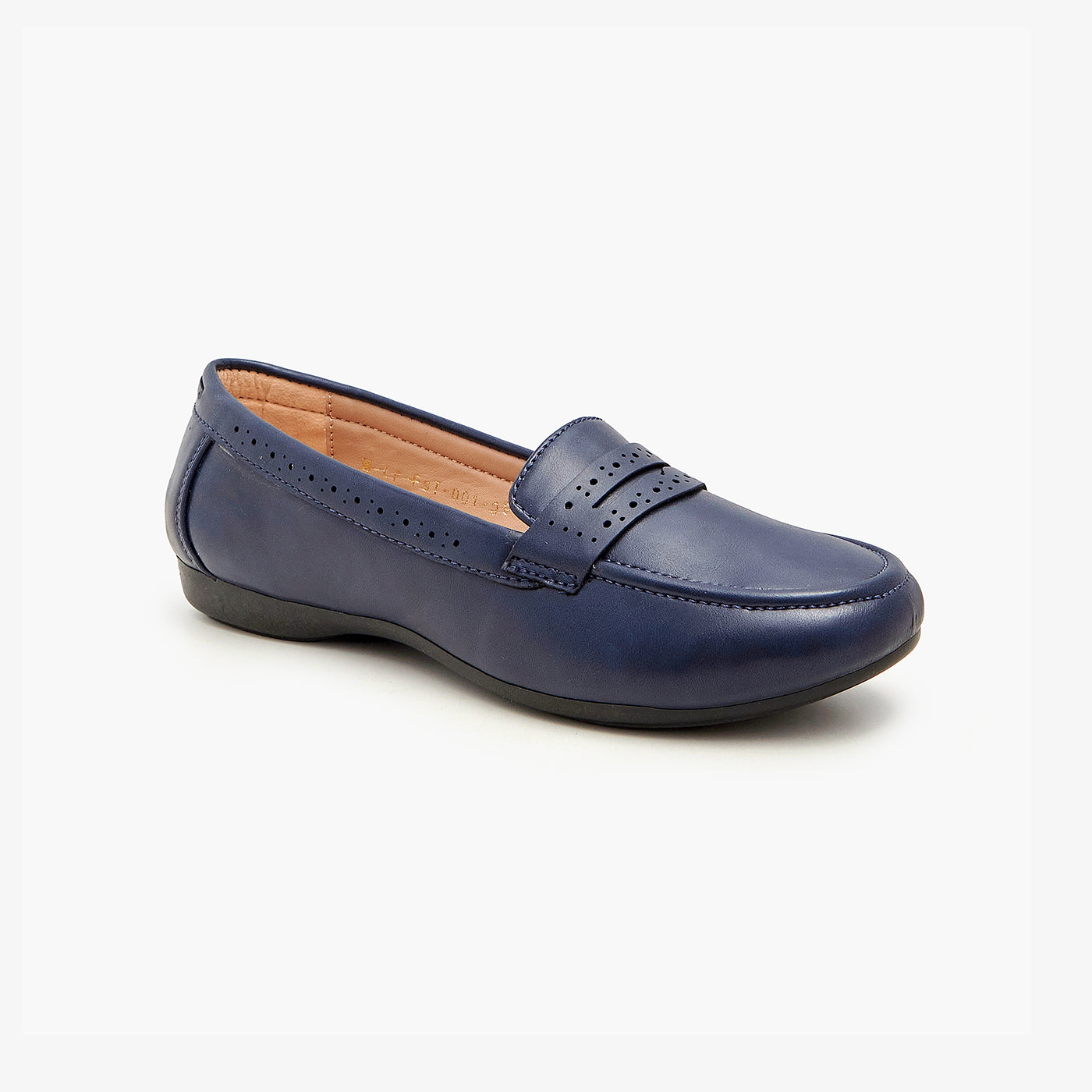Casual Flat Medical Shoes For Women - Navy