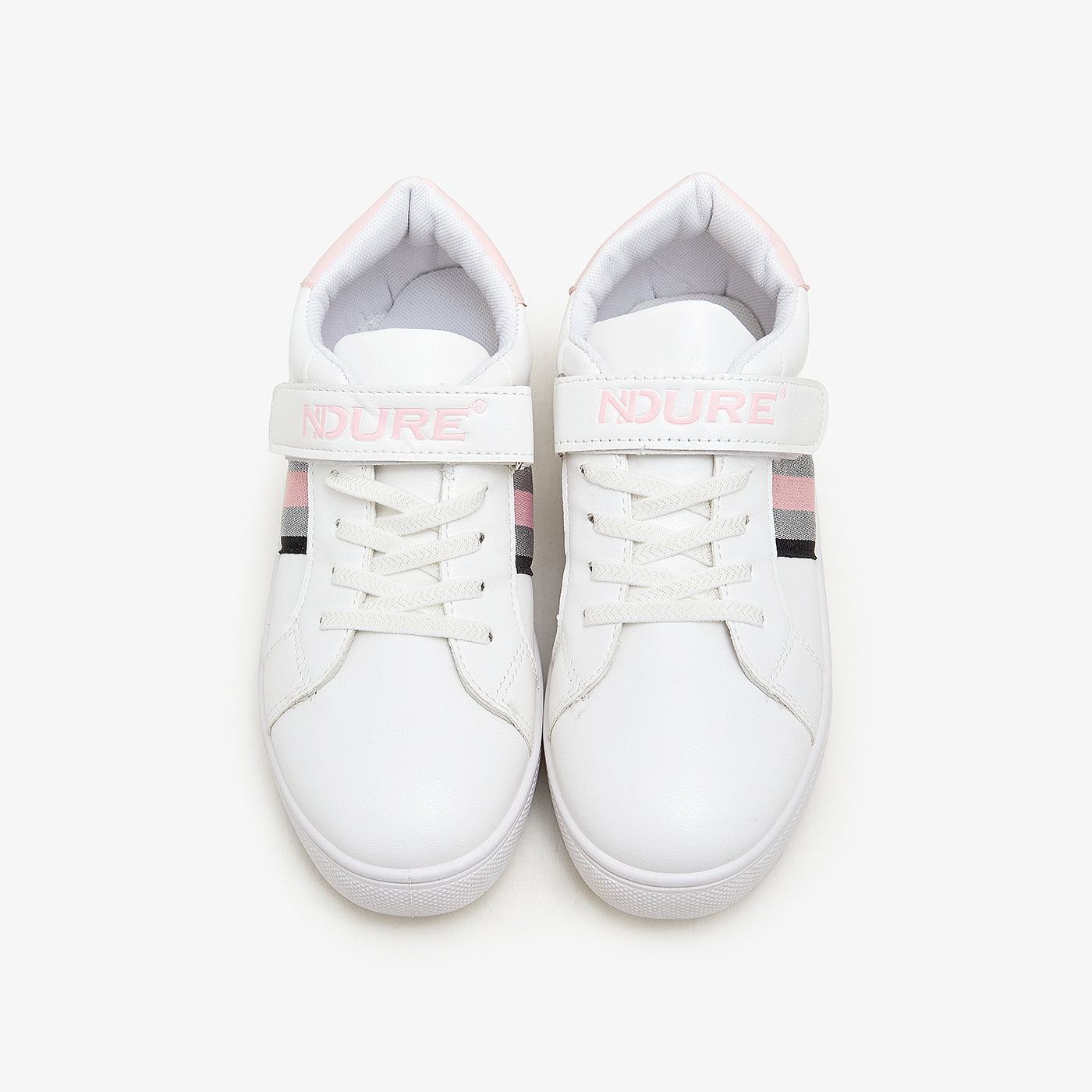 Girls Striped Trainers