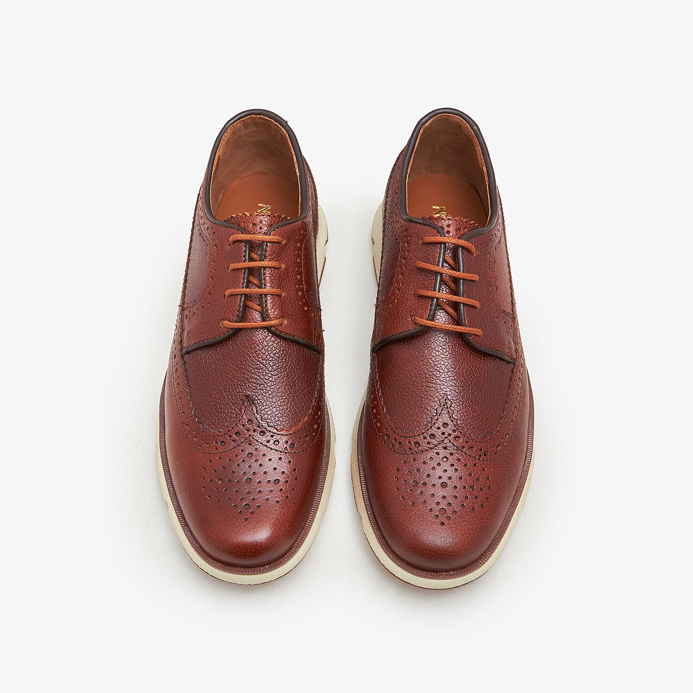 Buy TAN Leather Laceup Shoes