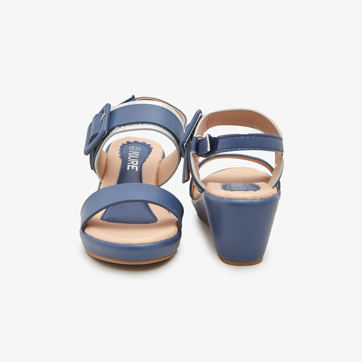 Double Strap Buckled Sandals