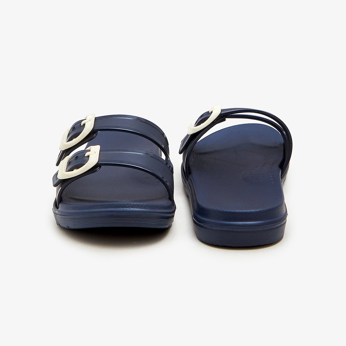 Strappy Buckled Slippers