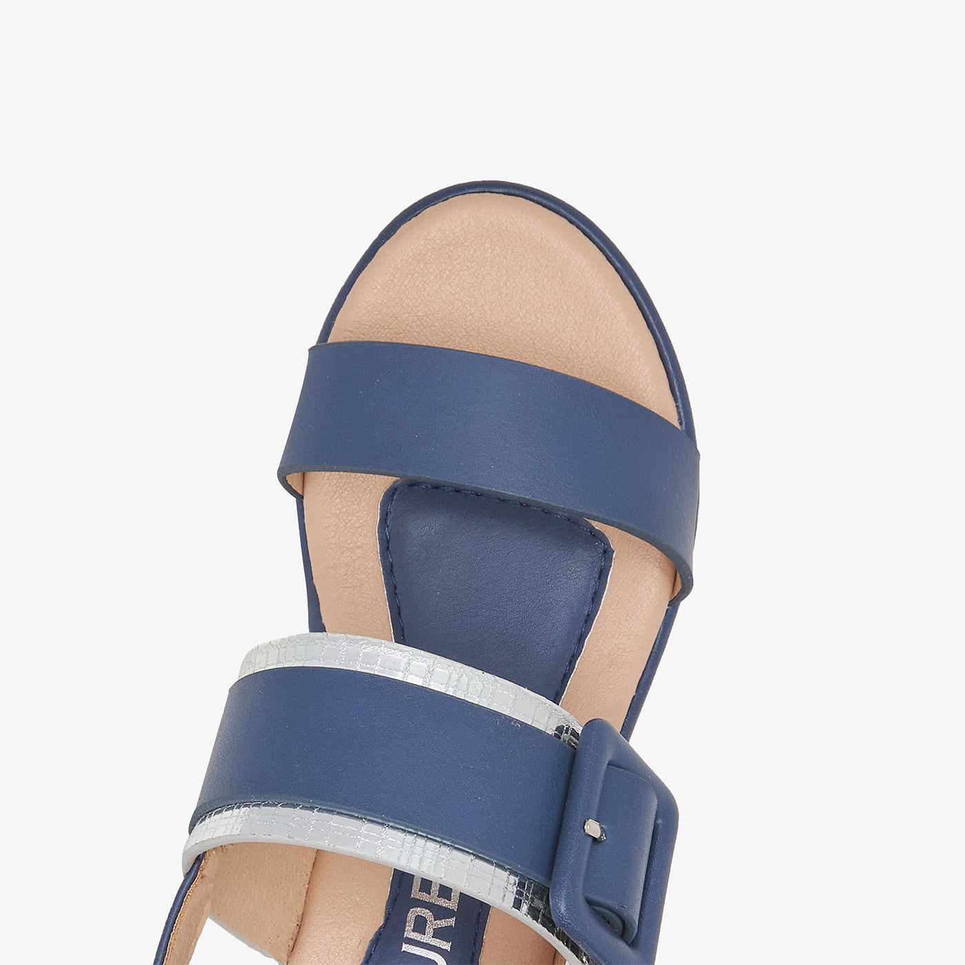 Double Strap Buckled Sandals