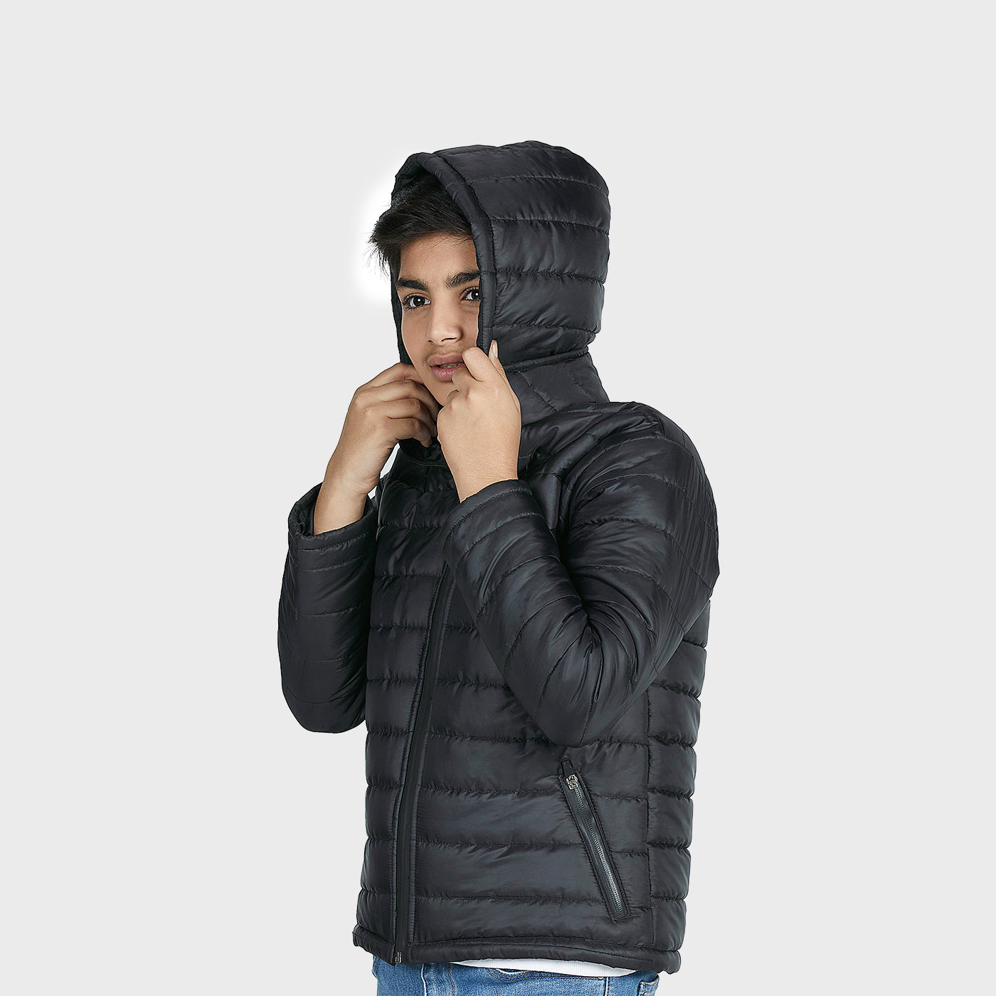 Hooded Puffer Jacket for Boys