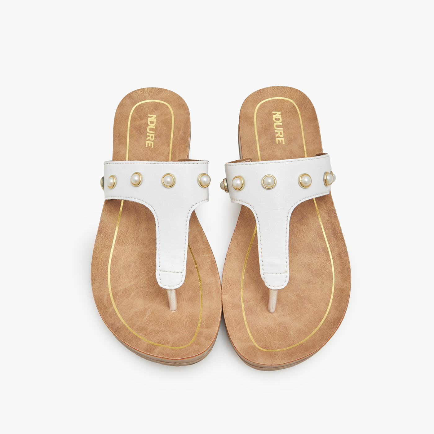 Embellished Toe Ring Slides
